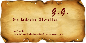 Gottstein Gizella névjegykártya