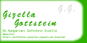 gizella gottstein business card